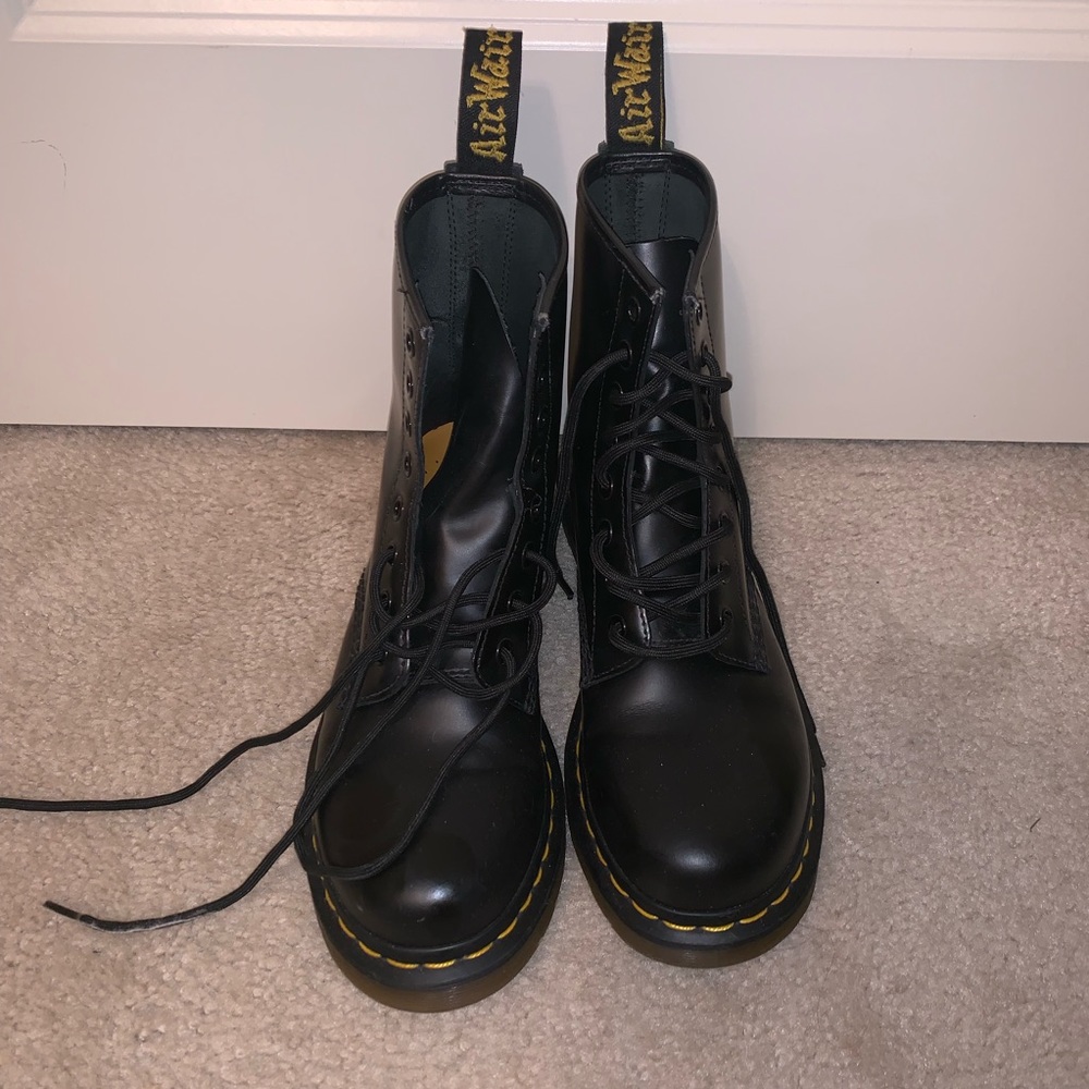 Classic black Dr Martens boots 1460 Pascal Sz8